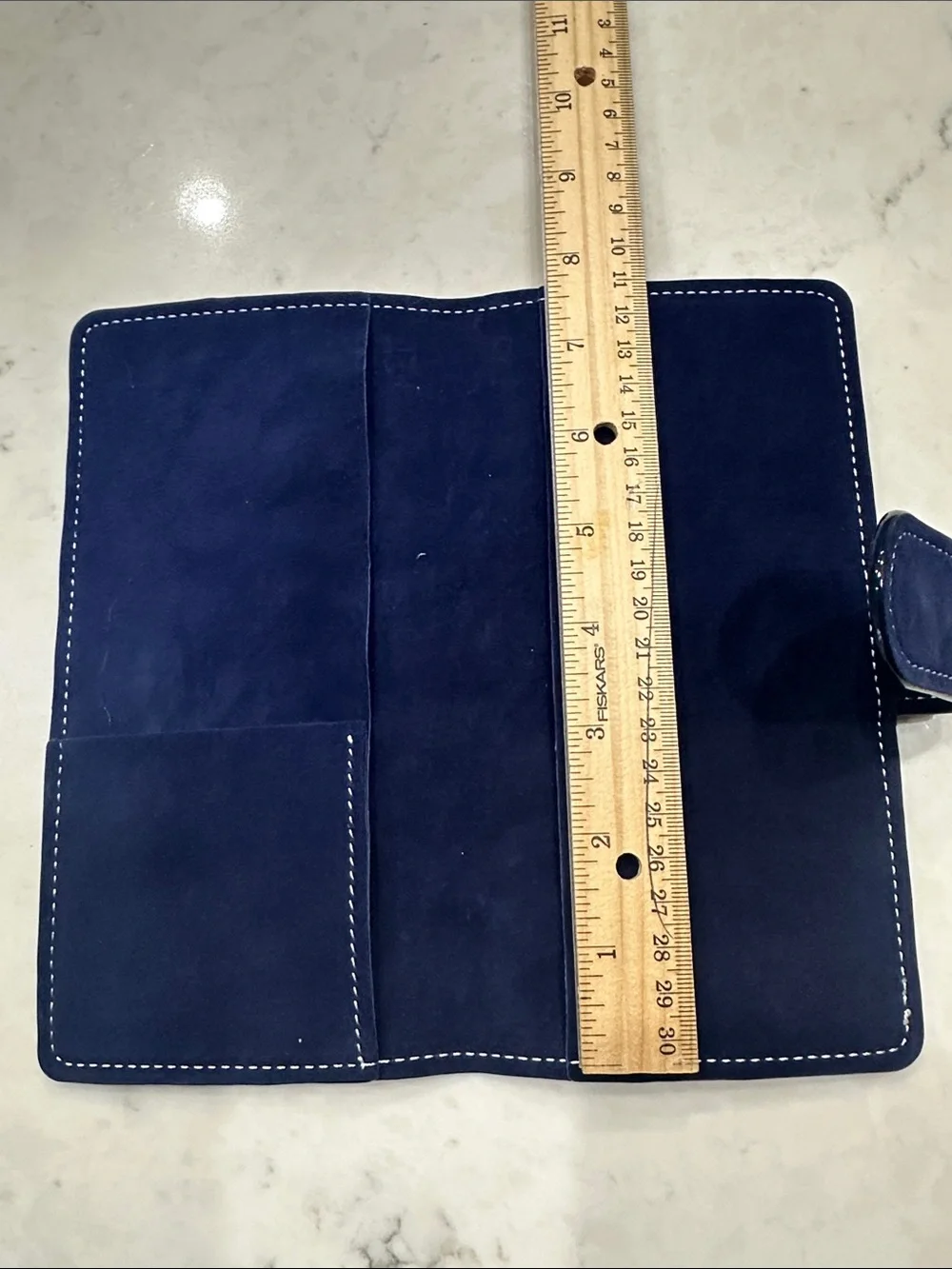 Navy Suede Hobonichi weeks and weeks mega planner cover